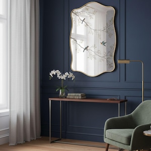 Sztuka odbicia: ręcznie trawione lustro botaniczne | Alpken