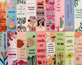 Vintage Literary Bookmarks: Page Markers for Readers & Journals