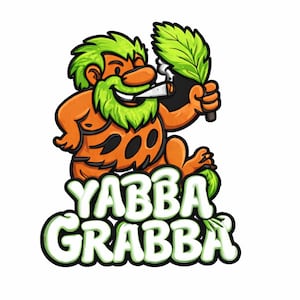 Funny Caveman Embroidery Design | Yabba Grabba Chipz Logo | Small Chest & Pocket Embroidery File | Instant Download