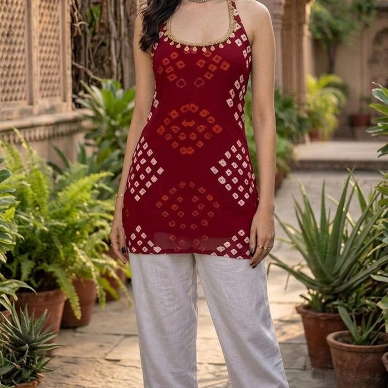 Backless Kurti Women - Etsy
