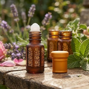 LOTUS ATTAR - Perfume Oil | Long Lasting Fragrance | Assorted Printed Bottle | Gift for Him