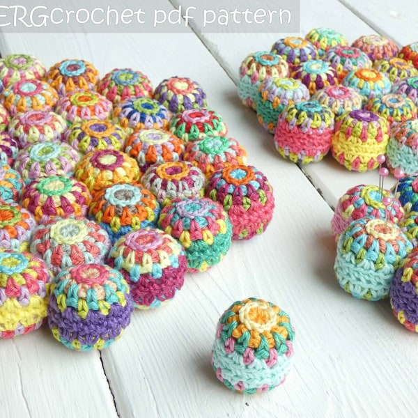 Crochet pattern from BEAD to PINCUSHION to COASTER by ATERGcrochet