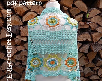 Crochet pattern SUMMER WRAP by ATERGcrochet