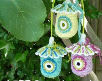 Crochet pattern Bird house by ATERGcrochet