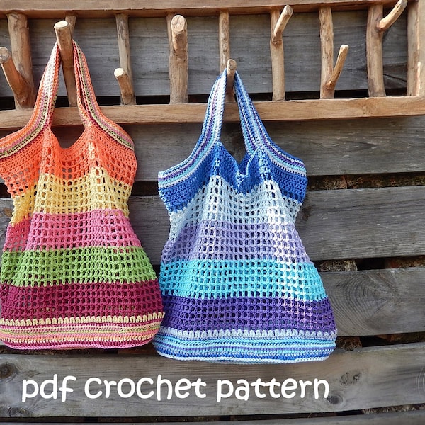 Crochet pattern MARKET TOTE BAG by ATERGcrochet