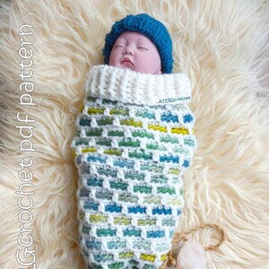 Crochet pattern COCOON NEWBORN by ATERGcrochet image 2