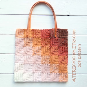 BAG Farbverlaufs-Häkelanleitung von ATERGcrochet