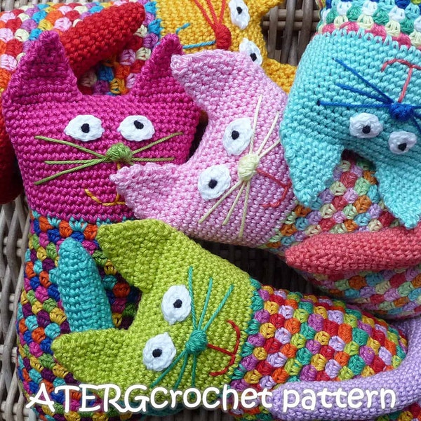 Crochet pattern cat by ATERGcrochet