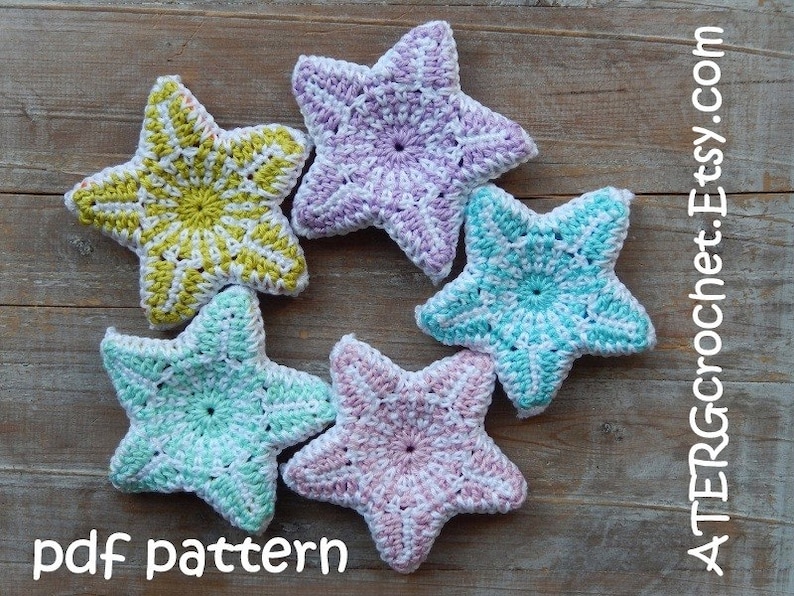 Crochet pattern STARFISH by ATERGcrochet image 3