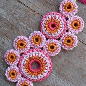 Crochet pattern NECKLACE 'circles of life' by ATERGcrochet image 2