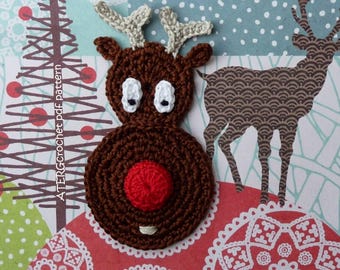 Patron de Noël au crochet Rudolf