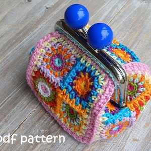 Haakpatroon PORTEMONNEE 'petite square' van ATERGcrochet afbeelding 3