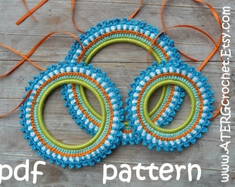 Crochet pattern 3 PICTURE FRAMES by ATERGcrochet