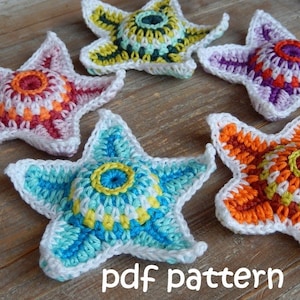 Crochet pattern STARFISH by ATERGcrochet image 1