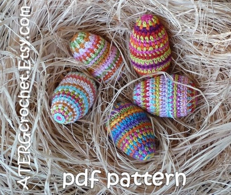 Crochet pattern EASTER EGG by ATERGcrochet image 3