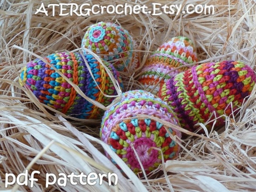 Crochet Pattern EASTER EGG by Atergcrochet - Etsy