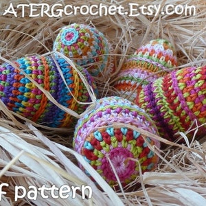 Crochet pattern EASTER EGG by ATERGcrochet image 1