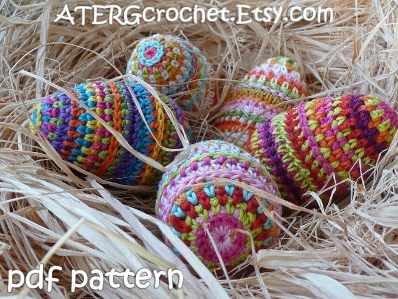 Crochet pattern EASTER EGG by ATERGcrochet image 1