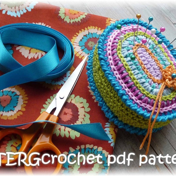 Crochet pattern PINCUSHION OVAL by ATERGcrochet