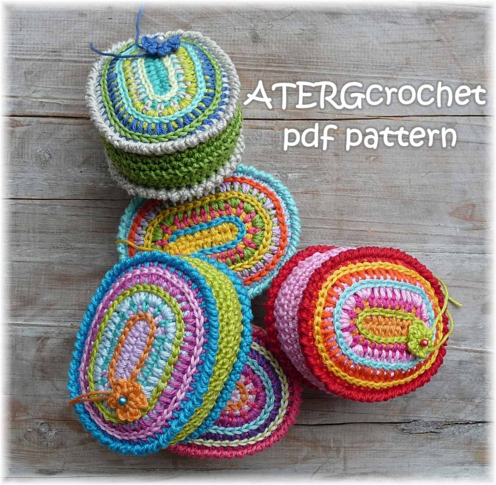 Crochet Pattern PINCUSHION OVAL by Atergcrochet Etsy