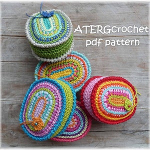 Crochet pattern PINCUSHION OVAL by ATERGcrochet image 2