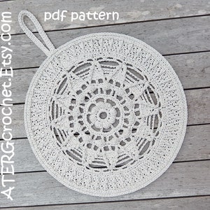 Crochet pattern BIG MANDALA by ATERGcrochet image 3