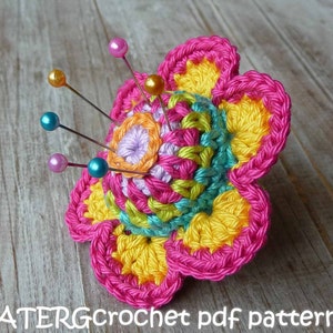 Crochet pattern pincushion ring by ATERGcrochet image 3