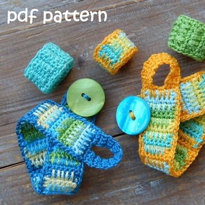 Crochet pattern BRACELET + 3 RINGS by ATERGcrochet