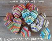 Crochet pattern HEART mini & maxi by ATERGcrochet
