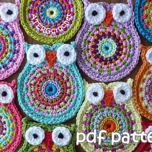 Crochet pattern OWL 'big brother' by ATERGcrochet image 1