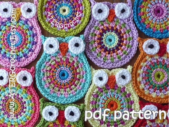 OWL crochet pattern by ATERGcrochet