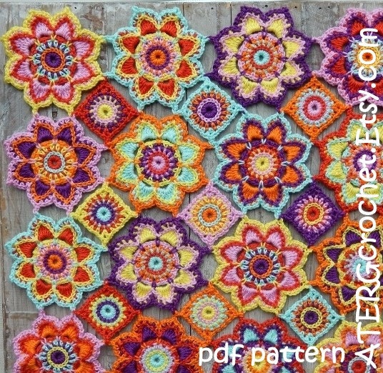 Handmade Potholders from the Flower City Pattern Testers