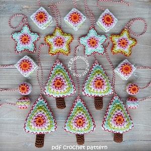 Crochet pattern Christmas set by ATERGcrochet image 3