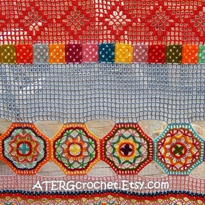 Crochet pattern BOHO CURTAIN/VALANCE by ATERGcrochet image 2