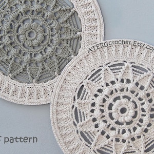 Crochet pattern BIG MANDALA by ATERGcrochet image 2