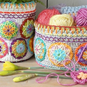 Crochet pattern Happy Plant Pots by ATERGcrochet image 3