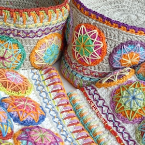 Crochet pattern Happy Plant Pots by ATERGcrochet image 9