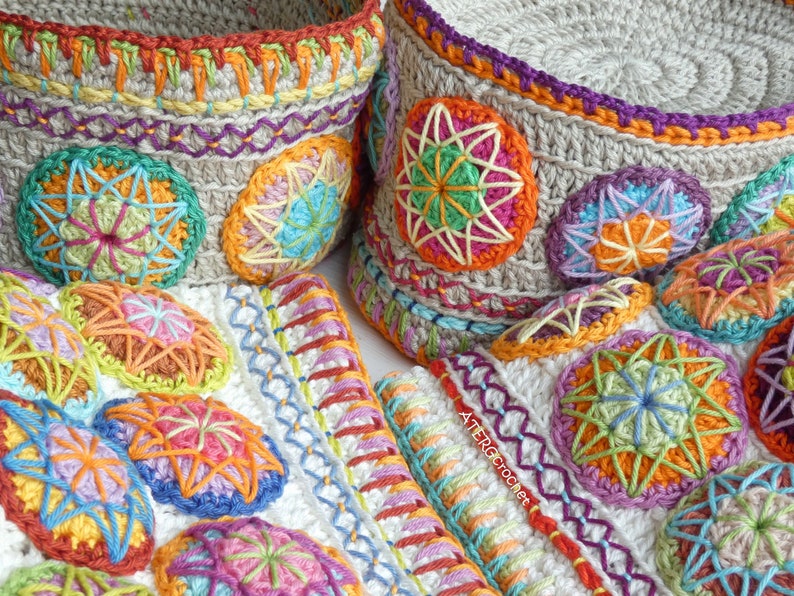 Crochet pattern Happy Plant Pots by ATERGcrochet image 9