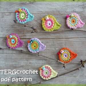 Crochet pattern BIRD key ring by ATERGcrochet image 4