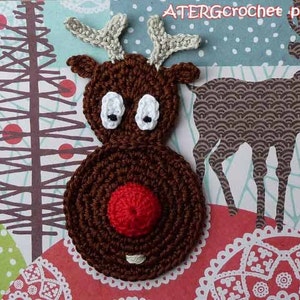 Crochet pattern RUDOLF reindeer by ATERGcrochet