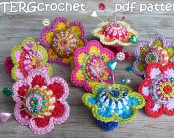 Crochet pattern pincushion ring by ATERGcrochet