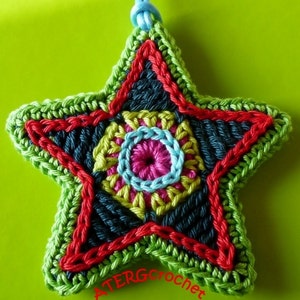Crochet pattern STAR by ATERGcrochet image 2
