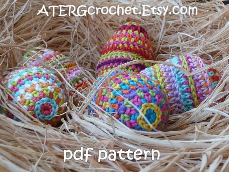 Crochet pattern EASTER EGG by ATERGcrochet image 2