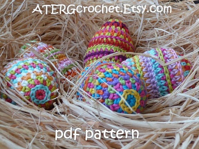 Crochet Pattern EASTER EGG by Atergcrochet - Etsy