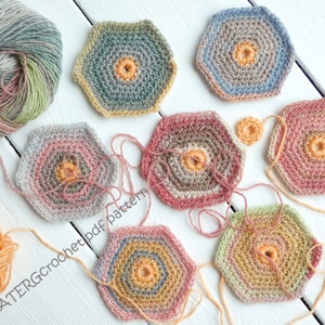 Crochet pattern Flower Bag Melange by ATERGcrochet image 3