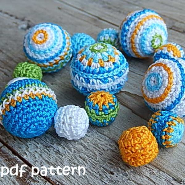 Crochet pattern BEADS by ATERGcrochet