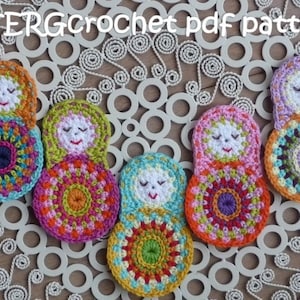 Crochet pattern matryoshka by ATERGcrochet image 1