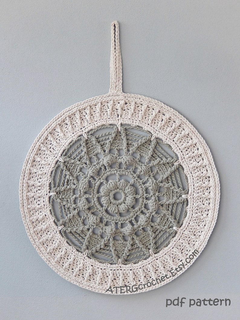 Crochet pattern BIG MANDALA by ATERGcrochet image 6