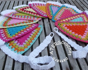 Crochet pattern GARLAND by ATERGcrochet