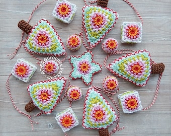 Christmas set crochet pattern by ATERGcrochet